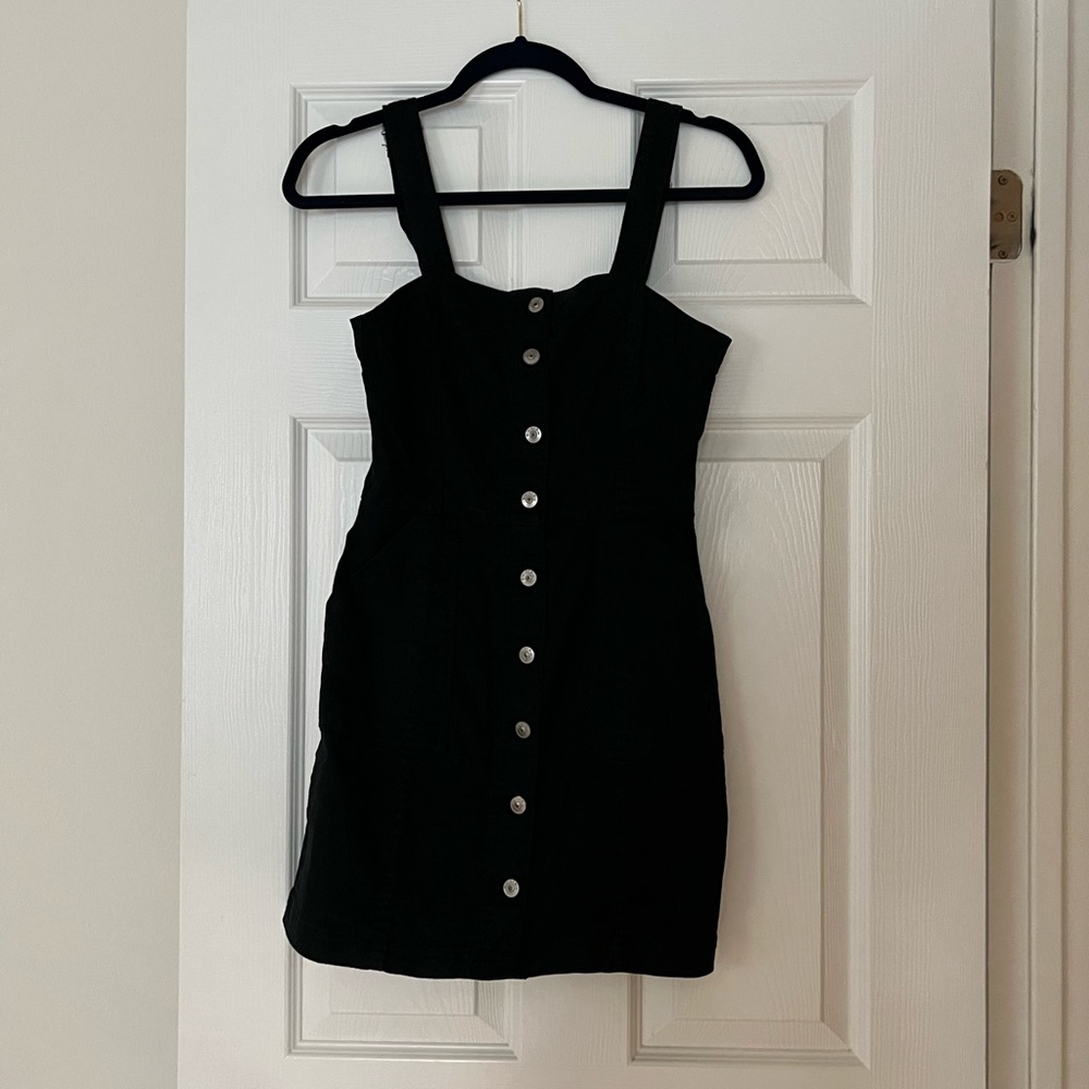 H&M Denim button-up dress.